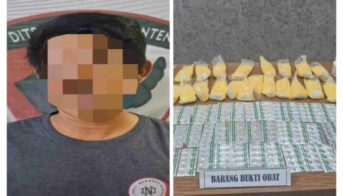 Ditresnarkoba Polda Banten Ringkus Pengedar Obat Keras di Panimbang, 23 Ribu Butir Hexymer Diamankan