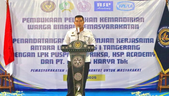 Lapas Kelas I Tangerang Latih 100 WBP Lewat Program FABA Eco Green Bersama WIKA dan PLN