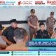 Satpol PP Kabupaten Serang saat memeriksa gerai Mie Gacoan Ciruas terkait kelengkapan izin usaha.