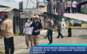Kawasan Industri Cikande ditetapkan sebagai zona khusus radiasi Cs-137.
