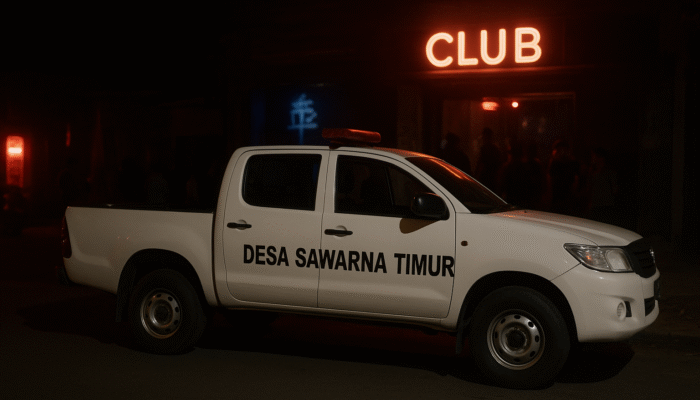 Aset Negara Disalahgunakan? Mobil Siaga Desa Sawarna Timur Terpantau di Lokasi Hiburan Malam