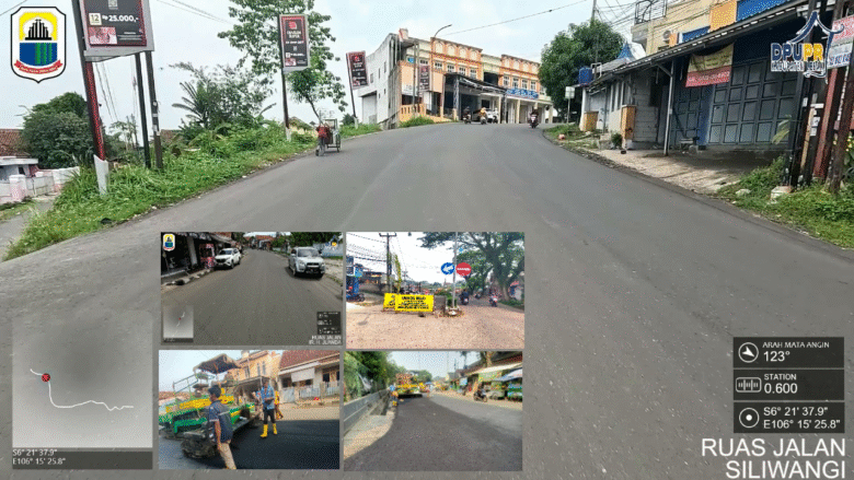 Revitalisasi Ruas Jalan Siliwangi Rangkasbitung oleh DPUPR Lebak Tahun 2025