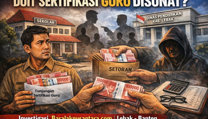 Setoran yang Tak Pernah Tercatat, Jejak Sunyi Pungutan Sertifikasi Guru di Lebak