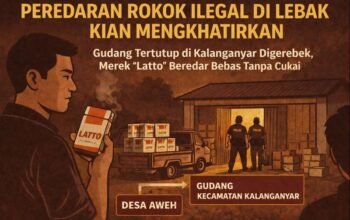 Rokok Ilegal “Latto” Banjiri Lebak, Gudang Rahasia di Desa Aweh Jadi Sorotan