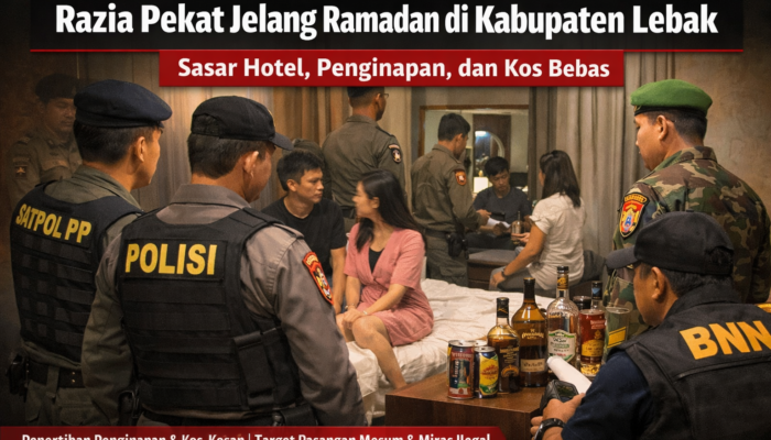 Aktivis Kirim Surat Kerja Sama, Razia Pekat Ramadan di Lebak Kembali Digelar
