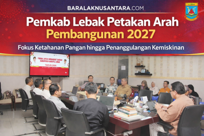 Rapat Forum Lintas Perangkat Daerah Pemkab Lebak membahas arah pembangunan daerah tahun 2027 di Rangkasbitung.