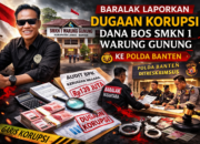 BARALAK Laporkan Dugaan Korupsi Dana BOS SMKN 1 Warung Gunung ke Polda Banten