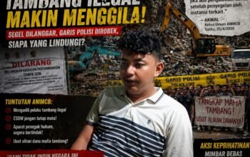 Police Line Dihancurkan, Tambang Ilegal Jalan Terus: Negara Kalah di Gunung Pinang!