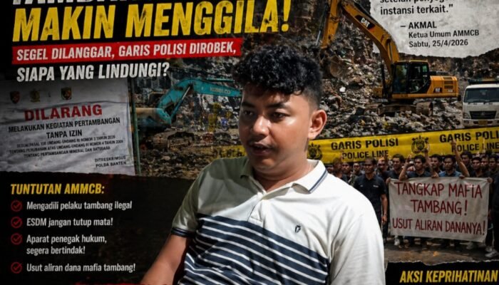 Police Line Dihancurkan, Tambang Ilegal Jalan Terus: Negara Kalah di Gunung Pinang!