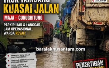 Truk Tambang “Kuasai” Jalan Maja–Curugbitung, Baralak Soroti Dugaan Pembiaran dan Lemahnya Penegakan Aturan