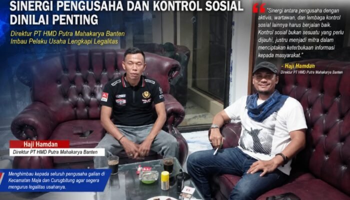 Sinergi Pengusaha dan Kontrol Sosial Dinilai Penting, Direktur PT HMD Putra Mahakarya Banten Imbau Pelaku Usaha Lengkapi Legalitas
