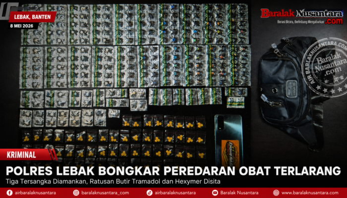Polres Lebak Bongkar Peredaran Obat Terlarang di Banjarsari, Tiga Tersangka Diamankan
