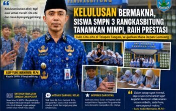 Kelulusan Penuh Makna, Siswa Kelas 9J SMPN 3 Rangkasbitung Tanamkan Mimpi dan Cita-cita