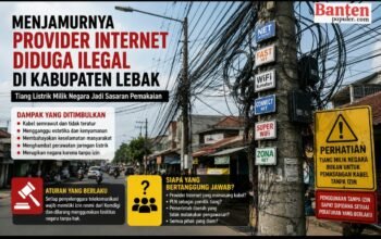 Menjamurnya Provider Internet Diduga Ilegal di Kabupaten Lebak, Siapa Bertanggung Jawab ?