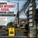 Menjamurnya Provider Internet Diduga Ilegal di Kabupaten Lebak, Siapa Bertanggung Jawab ?