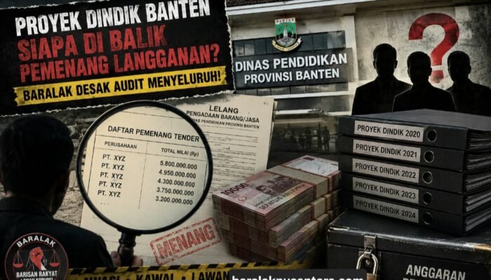 Jejak Pemenang Berulang di Proyek Dindik Banten: Kebetulan, Kompetensi, atau Ada Pola yang Harus Diungkap?