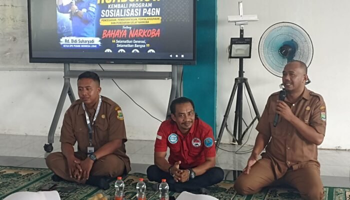 Perank Indonesia Kabupaten Lebak Mulai Roadshow P4GN di SMKN 1 Malingping, 396 Peserta MPLS Antusias Ikuti Edukasi Bahaya Narkoba