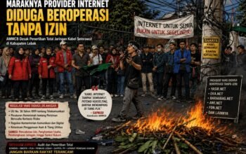 AMMCB Temukan Dugaan Maraknya Provider Internet Rumahan Tak Berizin di Lebak, Desak Penertiban Total Jaringan Kabel Semrawut