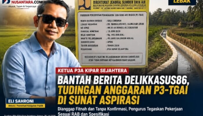 Ketua P3A Kipar Sejahtera Bantah Pemberitaan Delikkasus86, Tudingan Pemotongan Anggaran P3-TGAI Disebut Tidak Benar