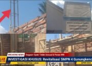 Revitalisasi SMPN 4 Gunungkencana Rp953 Juta Disorot, Dugaan Ketidaksesuaian Spek dan Munculnya Sosok WN di Balik Pelaksanaan Proyek