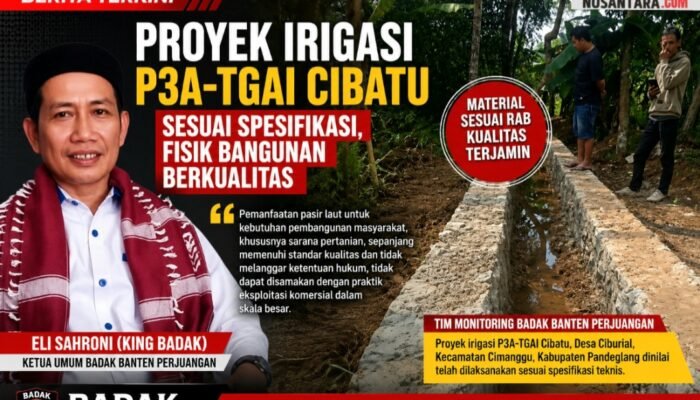 P3A-TGAI Cibatu Gunakan Material Sesuai RAB, Tim Monitoring Sebut Kualitas Bangunan Terjamin