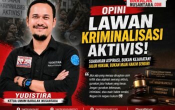 Lawan Kriminalisasi Aktivis, Tegakkan Hukum dan Tolak Main Hakim Sendiri