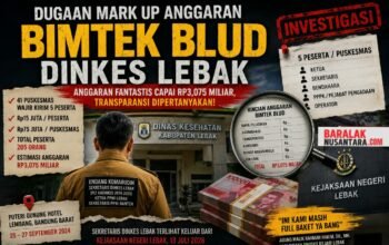 Bimtek BLUD Rp3 Miliar Lebih Mulai Disorot, Jejak Anggaran Dinkes Lebak Mengarah ke Sejumlah Pertanyaan