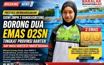 Borong Dua Emas O2SN Banten, Siswi SMPN 2 Rangkasbitung Siap Kibarkan Nama Lebak di Pentas Nasional