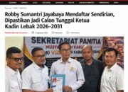 Robby Sumantri Jayabaya Melenggang Tanpa Rival, Siap Pimpin Kadin Lebak Periode 2026–2031
