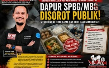 Dapur SPPG/MBG yang Diduga Dikelola Kepala Dinas Perkim Lebak Disorot, BARALAK Nusantara Siapkan Surat Resmi Minta Evaluasi Total