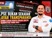 LPSE Bukan Sekadar Layar Transparansi: APBD Lebak Harus Dibuka untuk Kompetisi yang Adil