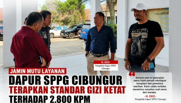 Layani 2.800 KPM, Dapur SPPG Cibungur Pastikan Menu Sesuai Standar Gizi