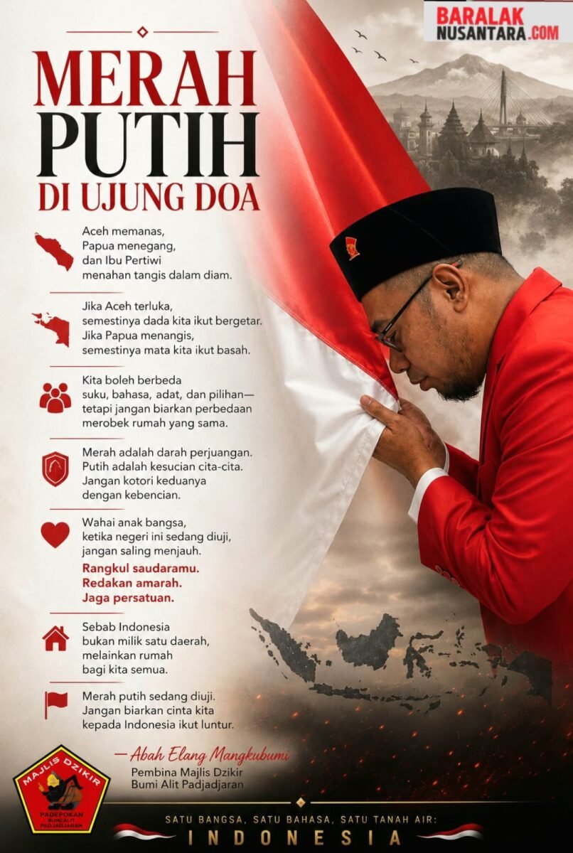 Merah Putih di Ujung Doa - Abah Elang Mangkubumi