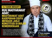16 Tahun Menanti RUU Masyarakat Adat: Kasepuhan Cisitu Menagih Janji Konstitusi di Bulan Kemerdekaan