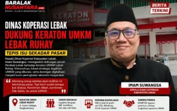 Dinas Koperasi Lebak Dukung Keraton UMKM Lebak Ruhay, Tepis Isu Sekadar Pasar