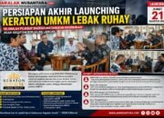 Persiapan Akhir Launching KERATON UMKM Lebak Ruhay, ASDA 2 Rahmat Tekankan Koordinasi