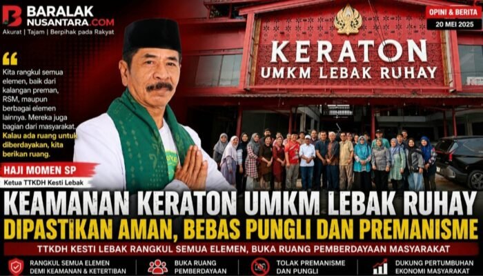 Keamanan Keraton UMKM Lebak Ruhay Jadi Perhatian, Haji Maman SP: Semua Elemen Harus Dirangkul