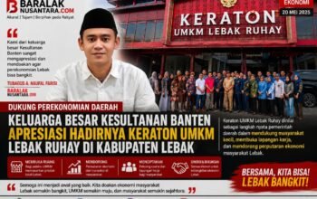 Dukung Perekonomian Daerah, Kesultanan Banten Apresiasi Pendirian Keraton UMKM Lebak Ruhay