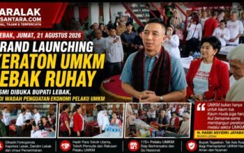 Grand Launching KERATON UMKM Lebak Ruhay Resmi Dibuka Bupati Lebak, Jadi Wadah Penguatan Ekonomi Pelaku UMKM