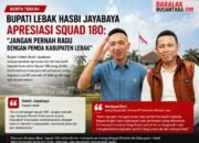 Bupati Lebak Hasbi Jayabaya Apresiasi Squad 180, Tegaskan Dukungan untuk Pemuda