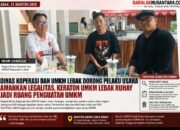 Dinas Koperasi dan UMKM Lebak Dorong Pelaku Usaha Amankan Legalitas, Keraton UMKM Lebak Ruhay Jadi Ruang Penguatan UMKM