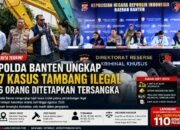Polda Banten Bongkar 7 Kasus Pertambangan Ilegal, Enam Orang Ditetapkan Tersangka