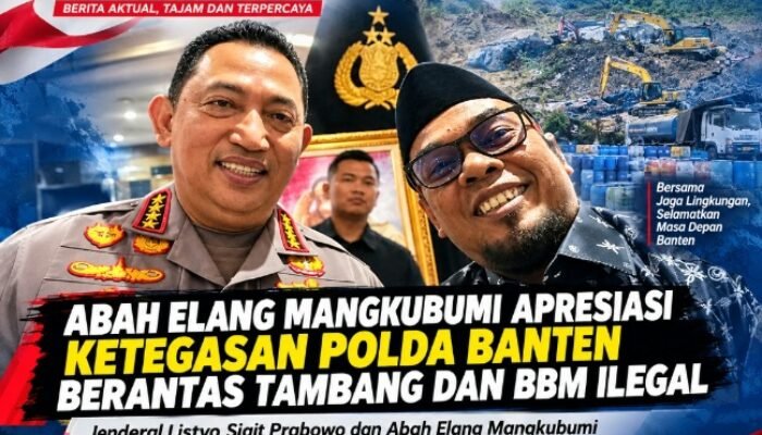 Polda Banten Tegas Berantas Tambang dan BBM Ilegal, Abah Elang: Usut hingga Aktor di Balik Layar