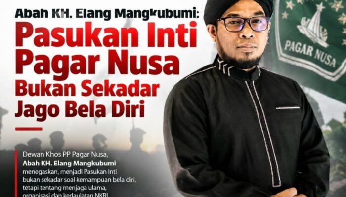 Abah KH. Elang Mangkubumi Tegas: Pasukan Inti Pagar Nusa Harus Disegani Karena Akhlak, Bukan Ditakuti Karena Kekuatan
