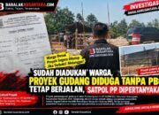 Proyek Gudang Diduga Tanpa PBG di Neglasari, Warga Desak Pemkot Tangerang Bertindak