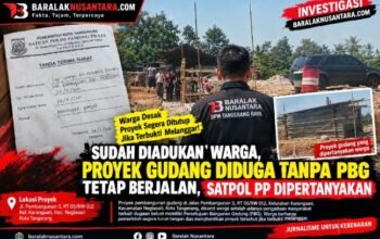 Proyek Gudang Diduga Tanpa PBG di Neglasari, Warga Desak Pemkot Tangerang Bertindak