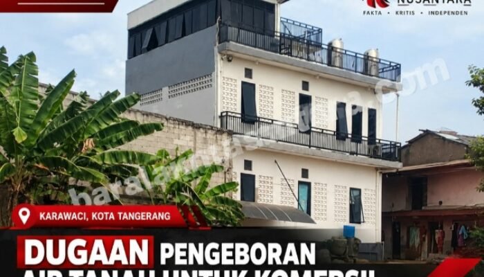 Air Tanah DI Karawaci: Bisnis Air Tanah, Izin dan Pajak Yang Dipertayakan