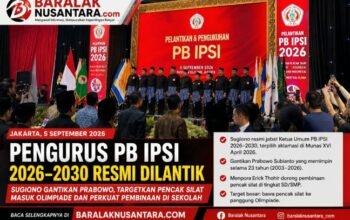 Pengurus PB IPSI 2026–2030 Resmi Dilantik, Sugiono Gantikan Prabowo
