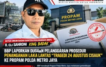 BBP Laporkan Dugaan Pelanggaran Prosedur Penanganan Laka Lantas “Tragedi 24 Agustus Cisauk” ke Propam Polda Metro Jaya