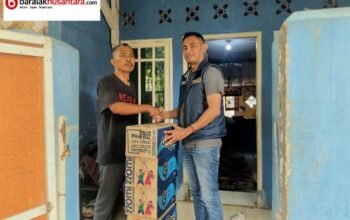 Penghormatan untuk Jurnalis Pejuang, Polres Lebak Sambangi Keluarga Muhammad Bagus Khoirunas